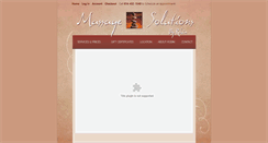 Desktop Screenshot of massagesolutionsbyrobin.com